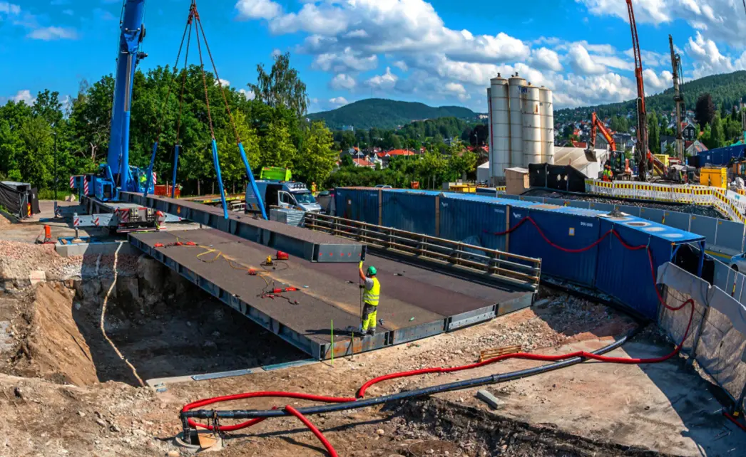 construction site at midday