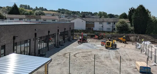 Robertson Primary school in construction