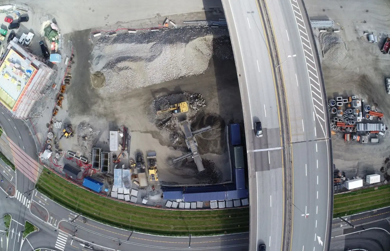 rail station construction