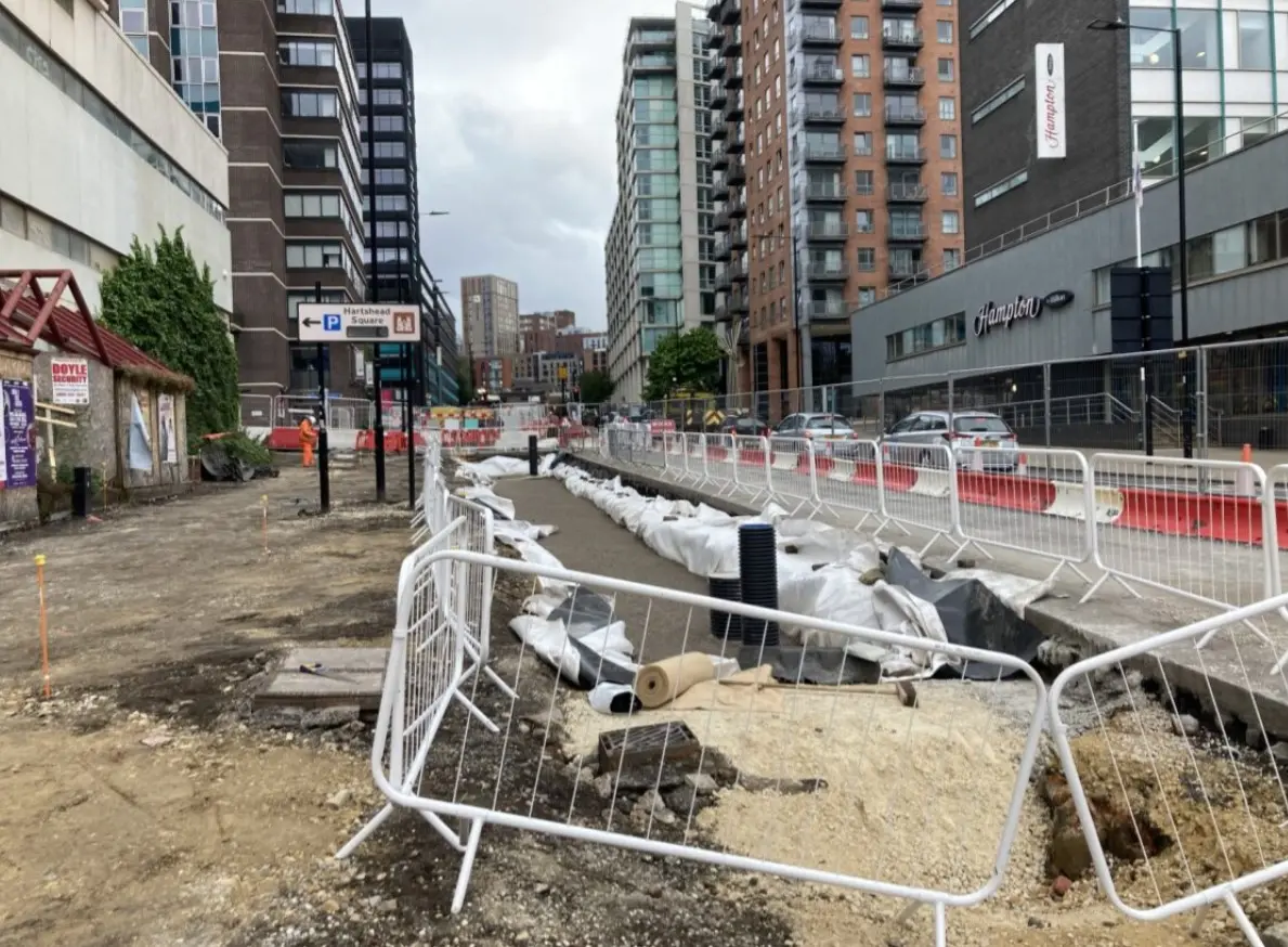 BREEAM Infrastructure Sheffield TCF1 urban regeneration 