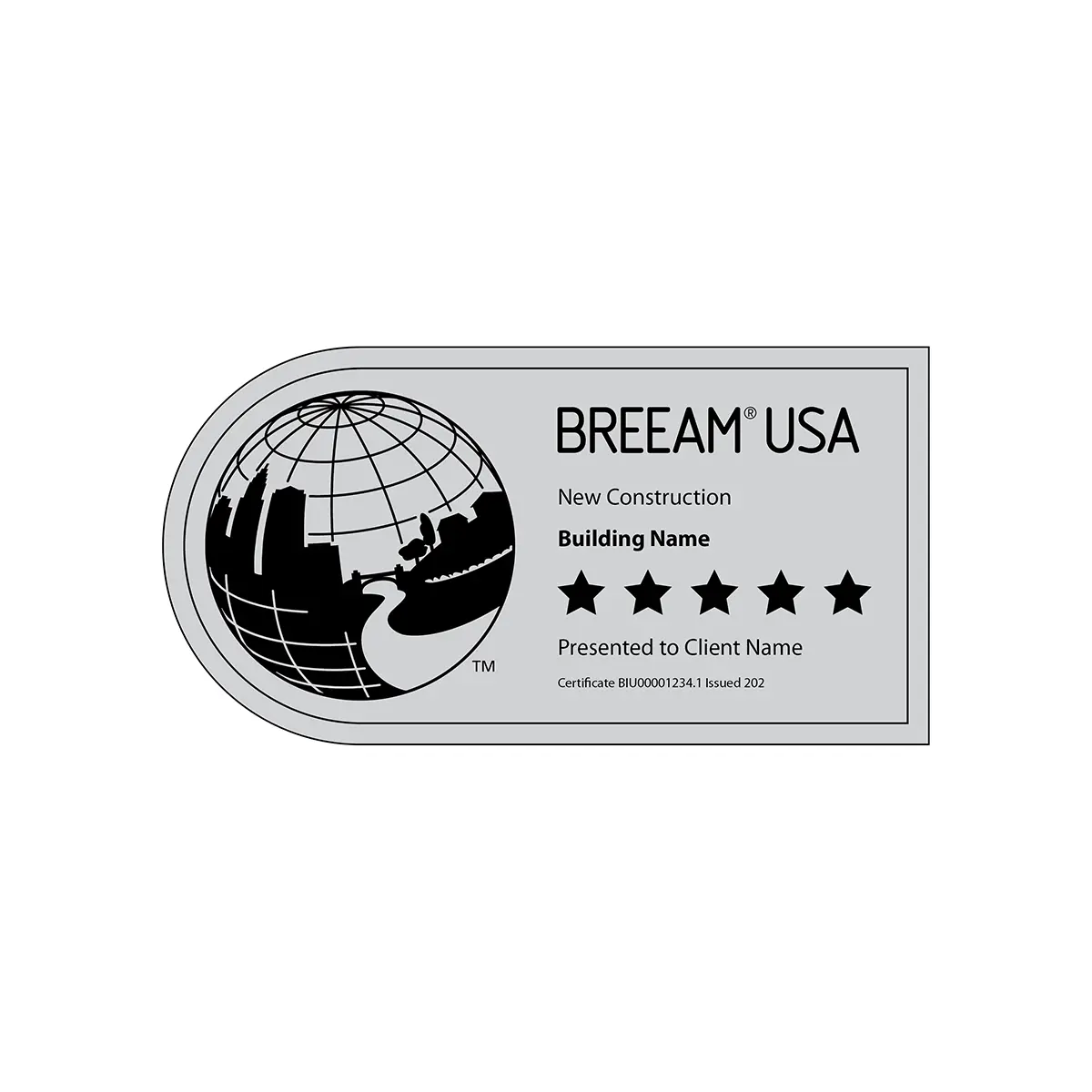 BREEAM USA plaques