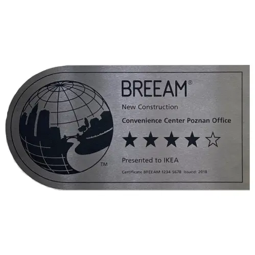 Order your BREEAM plaque