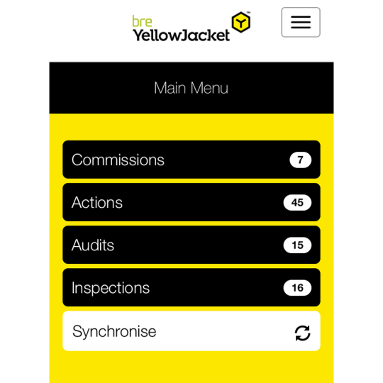 YellowJacket mobile app