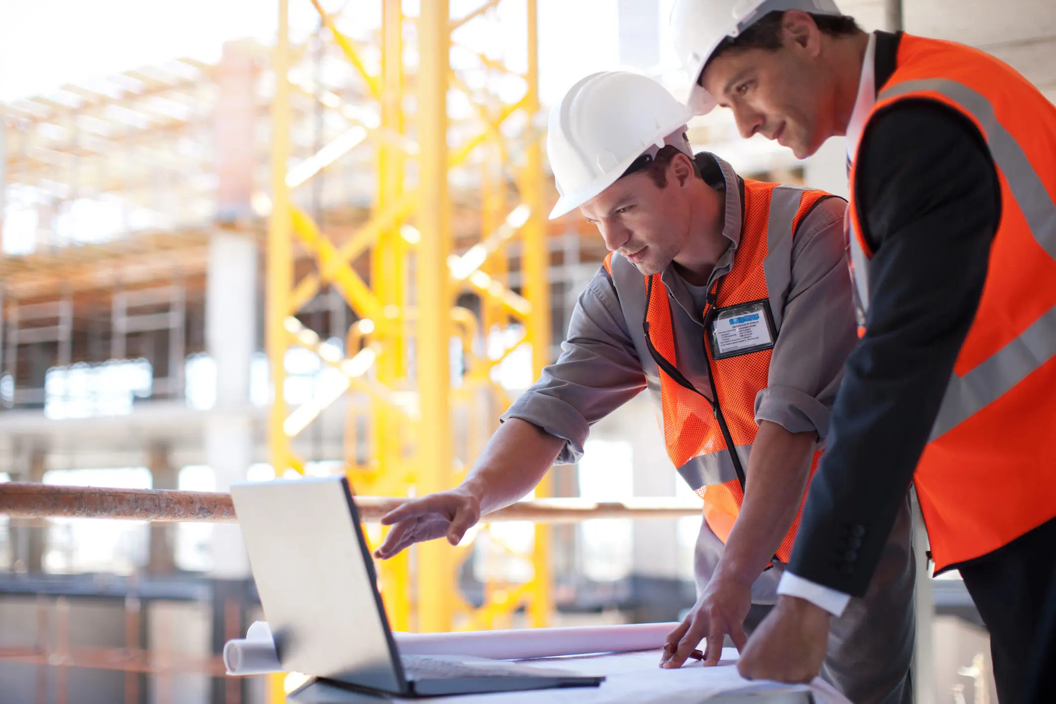 Investor speaks to developer on UK residential new construction