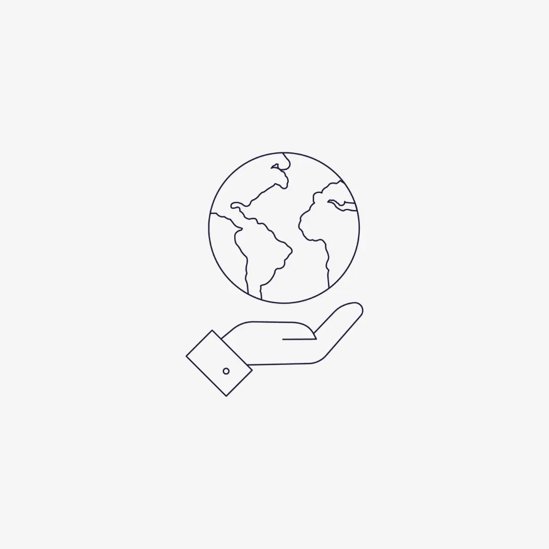 world in a hand